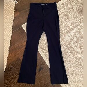 Old Navy High Rise Pixie Flare Pants Navy Blue